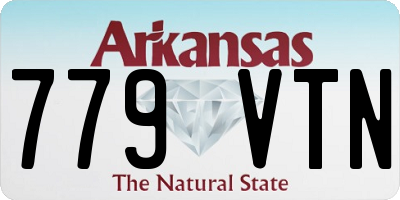 AR license plate 779VTN