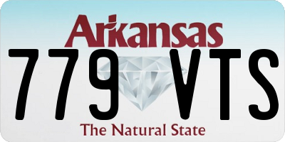 AR license plate 779VTS