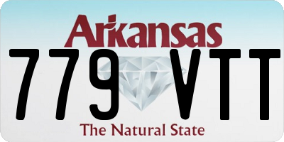 AR license plate 779VTT