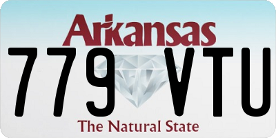 AR license plate 779VTU