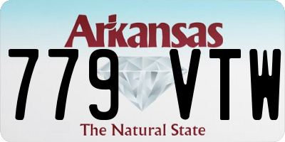 AR license plate 779VTW