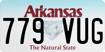 AR license plate 779VUG