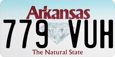 AR license plate 779VUH