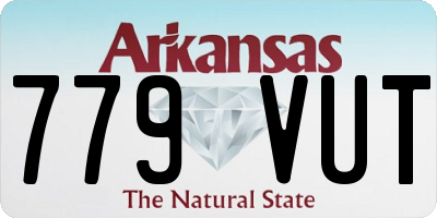 AR license plate 779VUT