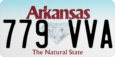 AR license plate 779VVA