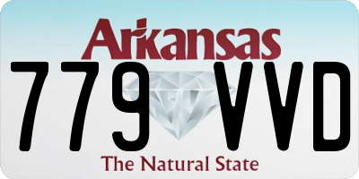 AR license plate 779VVD