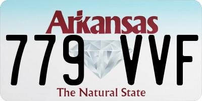 AR license plate 779VVF