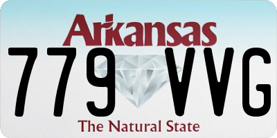 AR license plate 779VVG