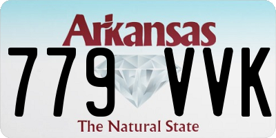 AR license plate 779VVK