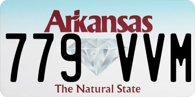 AR license plate 779VVM