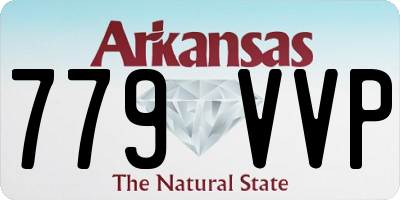 AR license plate 779VVP