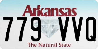 AR license plate 779VVQ