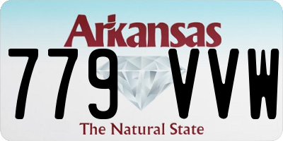 AR license plate 779VVW