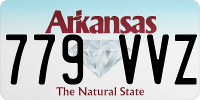 AR license plate 779VVZ