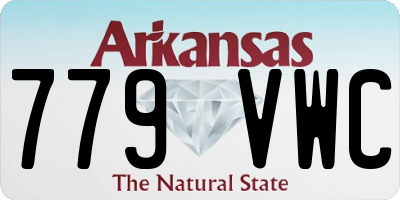 AR license plate 779VWC