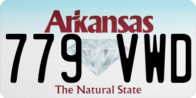 AR license plate 779VWD