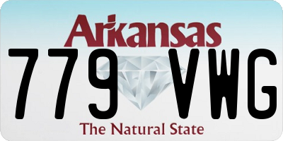 AR license plate 779VWG