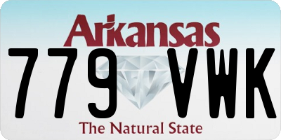 AR license plate 779VWK