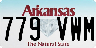 AR license plate 779VWM