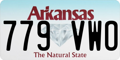 AR license plate 779VWO
