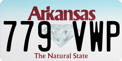 AR license plate 779VWP