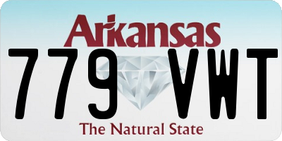 AR license plate 779VWT