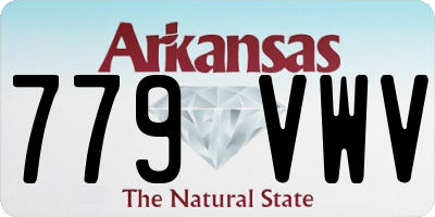 AR license plate 779VWV