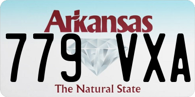AR license plate 779VXA