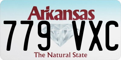 AR license plate 779VXC