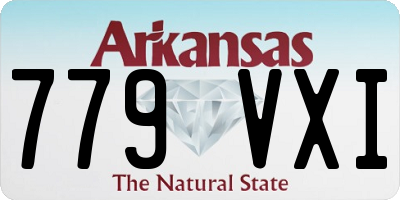 AR license plate 779VXI