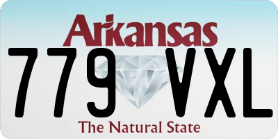AR license plate 779VXL