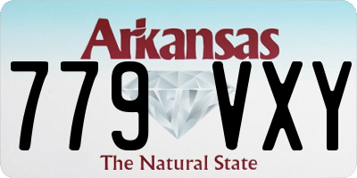 AR license plate 779VXY