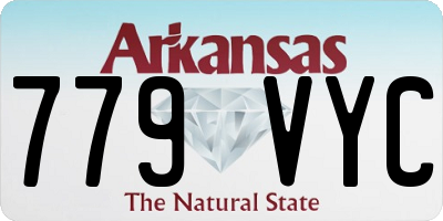 AR license plate 779VYC