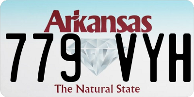 AR license plate 779VYH