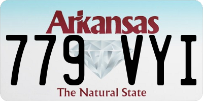 AR license plate 779VYI