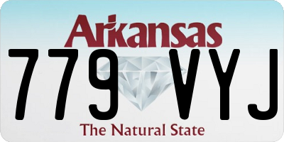 AR license plate 779VYJ