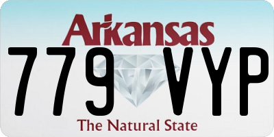 AR license plate 779VYP