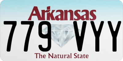 AR license plate 779VYY