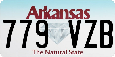 AR license plate 779VZB