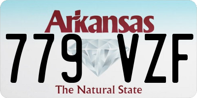 AR license plate 779VZF