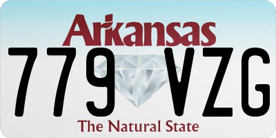 AR license plate 779VZG