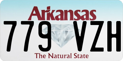 AR license plate 779VZH