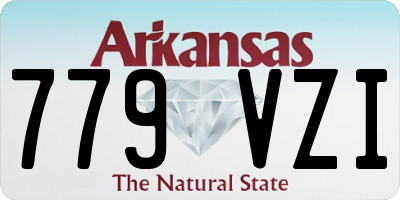 AR license plate 779VZI