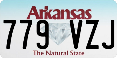 AR license plate 779VZJ