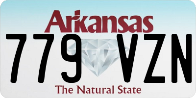 AR license plate 779VZN