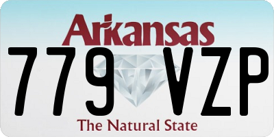 AR license plate 779VZP
