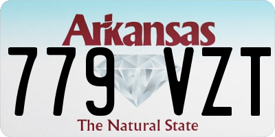 AR license plate 779VZT