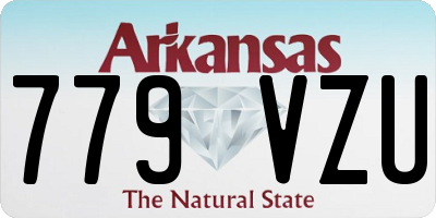 AR license plate 779VZU