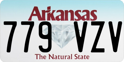 AR license plate 779VZV