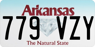AR license plate 779VZY